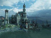 Скриншот заставки Средневековый Замок 3D. Нажмите для увеличения