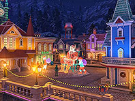 Christmas Town screensaver screenshot. Click to enlarge
