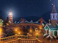 Christmas Town screensaver screenshot. Click to enlarge