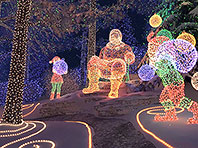 Christmas Walk screensaver screenshot. Click to enlarge
