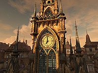 Clock Tower 3D screensaver screenshot. Click to enlarge