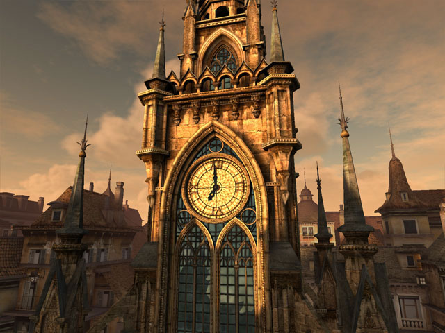 Старинные башенные часы