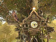 Cuckoo Clock 3D screensaver screenshot. Click to enlarge