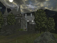 Dunkler Schloss 3D Bildschirmschoner Screenshot. Klicken zum Vergrößern.