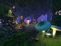 Fairy Forest 3D screensaver screenshot. Click to enlarge