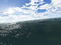 Fantastic Ocean 3D screensaver screenshot. Click to enlarge