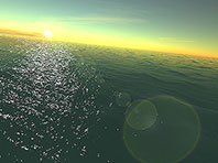 Fantastic Ocean 3D screensaver screenshot. Click to enlarge