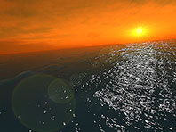 Fantastischer Ozean 3D Bildschirmschoner Screenshot. Klicken zum Vergrößern.