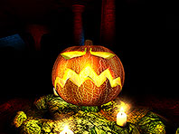 Halloween 3D screensaver screenshot. Click to enlarge
