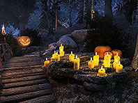 Halloween Walk screensaver screenshot. Click to enlarge