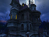 Haunted House screensaver screenshot. Click to enlarge
