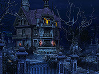 Haunted House screensaver screenshot. Click to enlarge