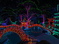 Light Garden 3D screensaver screenshot. Click to enlarge