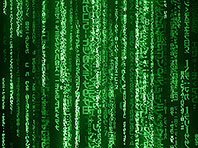 Matrix 3D screensaver screenshot. Click to enlarge