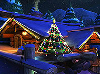 Santa’s Home 3D screensaver screenshot. Click to enlarge