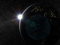 Solar System - Earth 3D screensaver screenshot. Click to enlarge