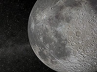 Скриншот заставки Луна 3D. Нажмите для увеличения