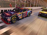 Stock Car Racing 3D screensaver screenshot. Click to enlarge